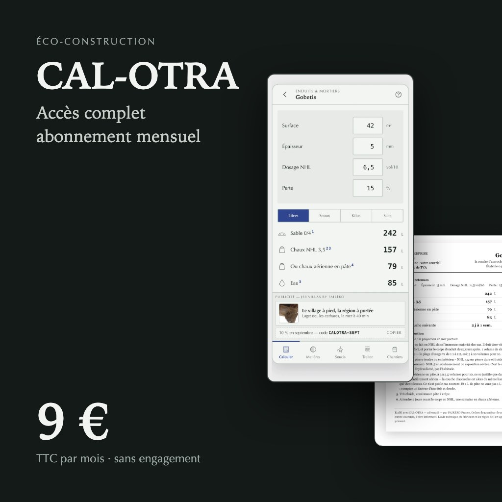 CAL-OTRA — accès complet, au mois